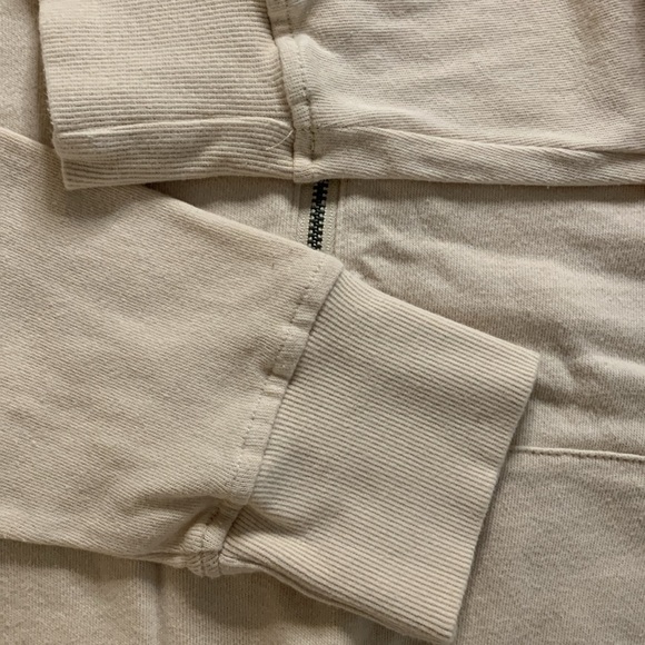 Vuori Sunnyside Half Zip Pullover Sweatshirt in Alabaster - Picture 13 of 14